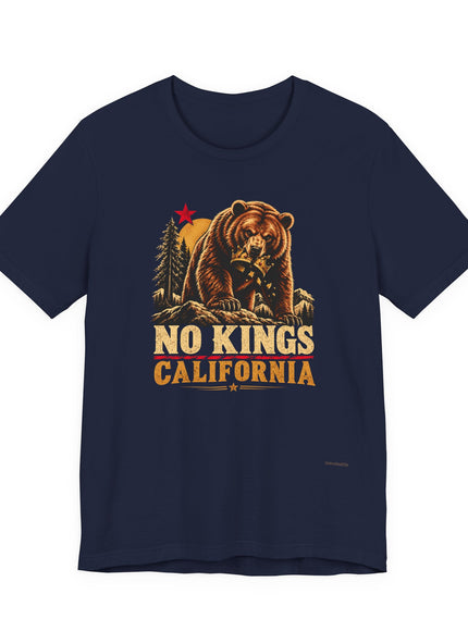 "No Kings California" Unisex Jersey Short Sleeve Tee