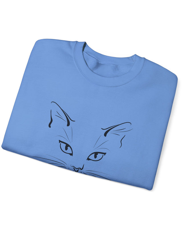 "Cat Face Sketch" Unisex Adult Sweatshirt