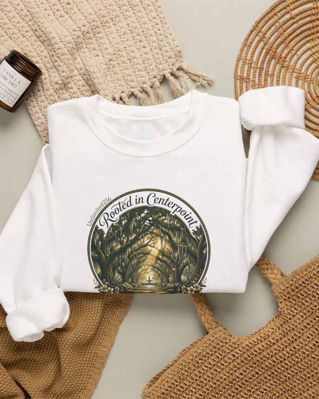 "Rooted in my Centerpoint" Unisex Heavy Blend Crewneck Sweatshirt