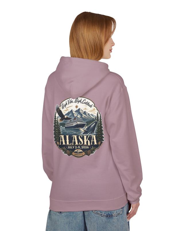 "Alaska" Unisex Midweight Softstyle Fleece Hoodie