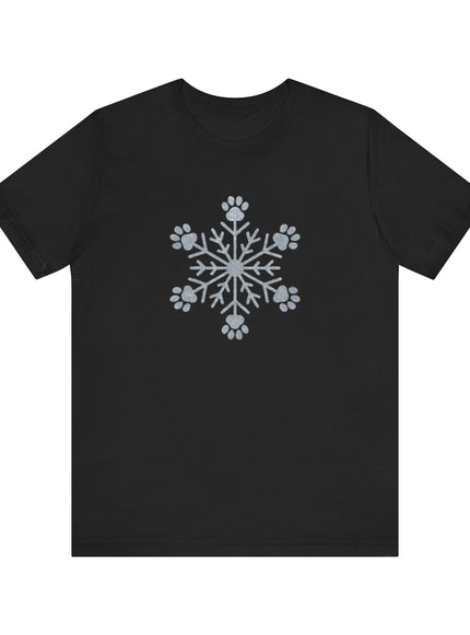 "Snowflake with paws" Unisex Jersey Short Sleeve Tee