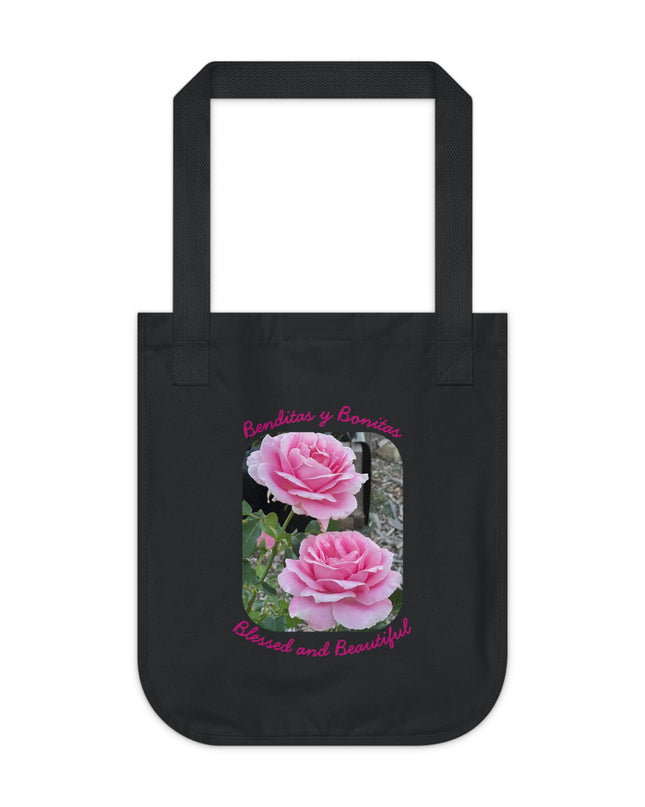 "Blessed and Beautiful" Organic Canvas Tote Bag