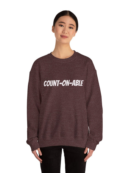 "Count-on-able" Unisex Adult Sweatshirt