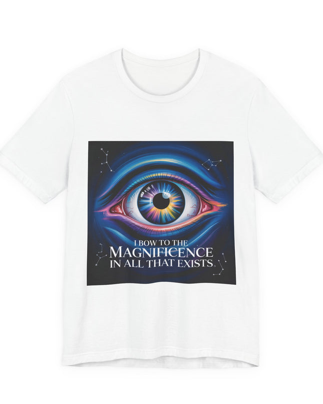 "I Bow to the Magnificence in all that Exists" Men's and Women's Jersey Short Sleeve Tee