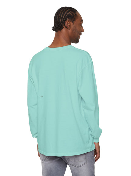 "California Poppies" Unisex Garment-dyed Long Sleeve T-Shirt