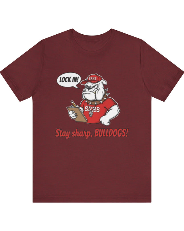 "Lock in, Stay Sharp" Unisex Jersey Short Sleeve Tee