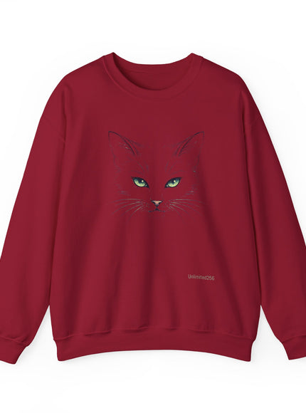 "Cat Face Sketch" Unisex Adult Sweatshirt