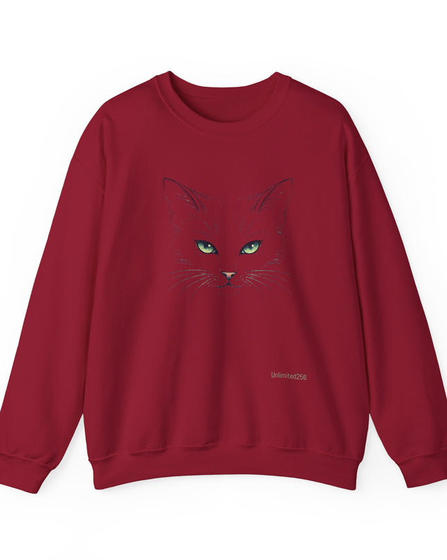 "Cat Face Sketch" Unisex Adult Sweatshirt