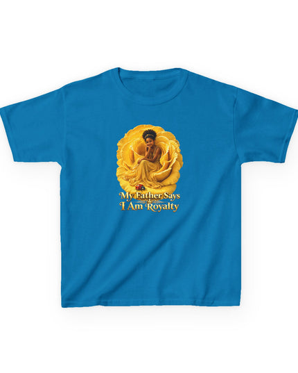 "My Father Says I am Royalty" Kids Heavy Cotton Tee