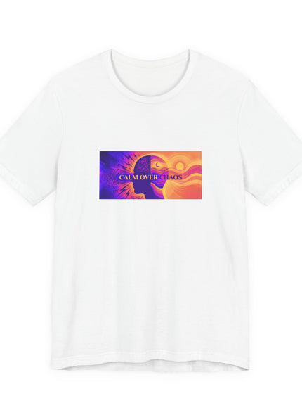 "Calm Over Chaos- Vivid" Unisex Jersey Short Sleeve Tee