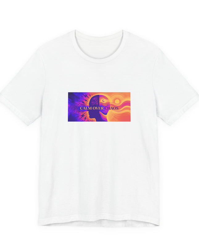 "Calm Over Chaos- Vivid" Unisex Jersey Short Sleeve Tee