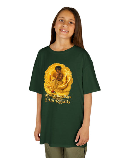 "My Father Says I am Royalty" Kids Heavy Cotton Tee