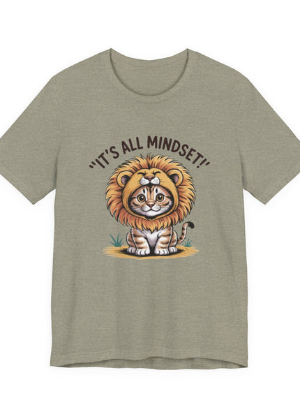"Mindset Lion" Unisex Jersey Short Sleeve Tee