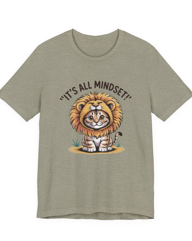 "Mindset Lion" Unisex Jersey Short Sleeve Tee