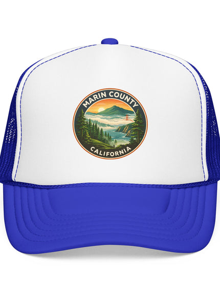 "Marin County, Above the Fog" Foam Trucker Hat