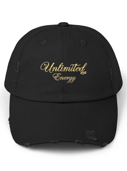 "Unlimited 256 Energy" Unisex Distressed Cap