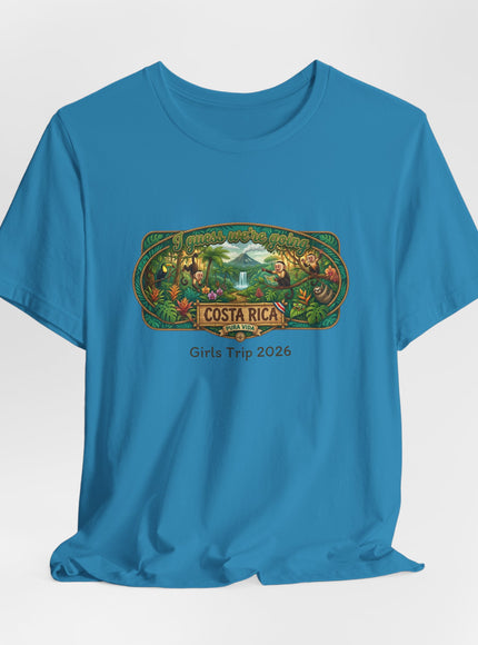 "Costa Rica - Girl's Trip" Unisex Jersey Short Sleeve Tee