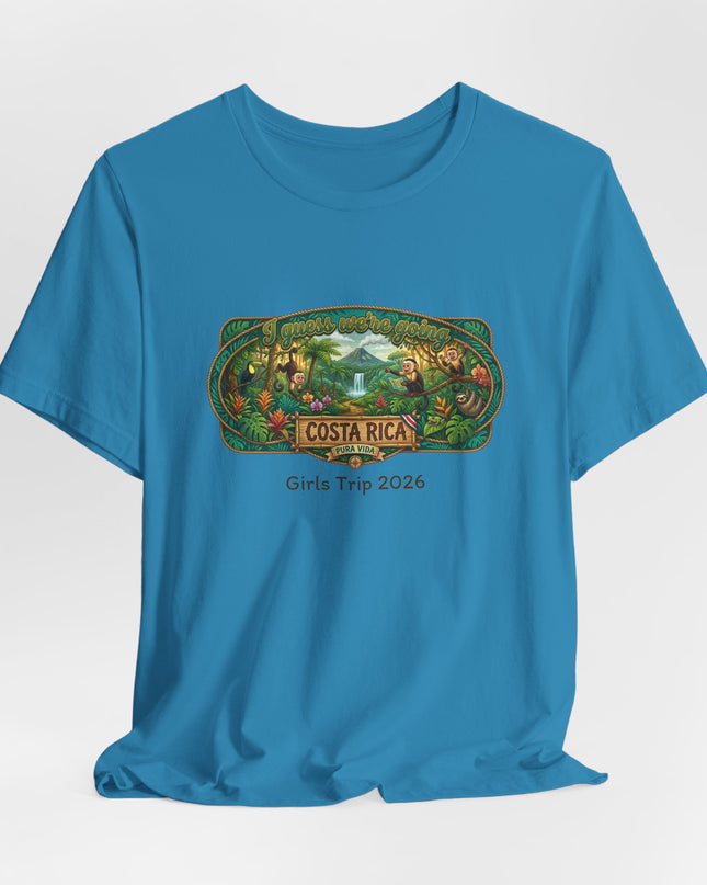"Costa Rica - Girl's Trip" Unisex Jersey Short Sleeve Tee