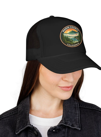 "Marin County, Above the Fog" Foam Trucker Hat