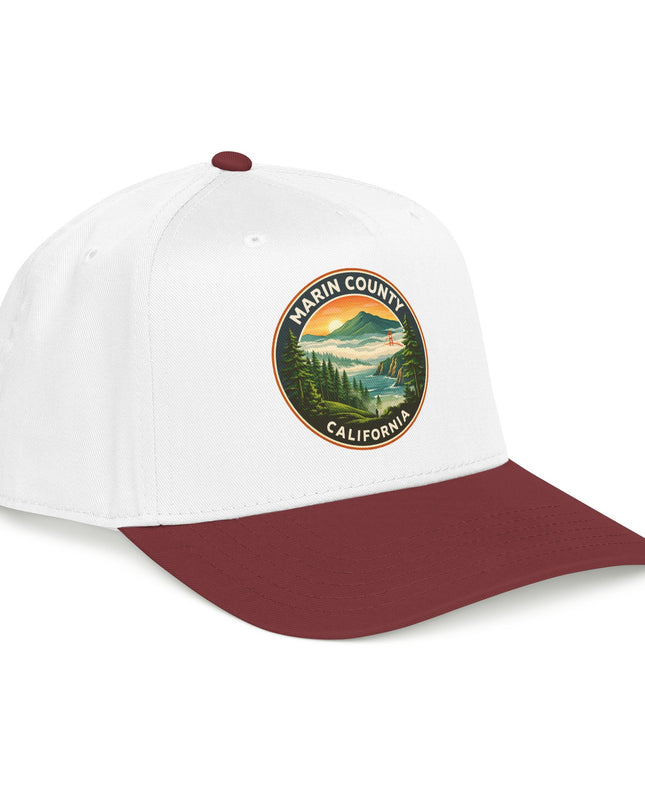 "Marin County, Above the Fog" Mid Profile Baseball Cap