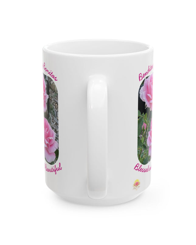 "Blessed and Beautiful" Ceramic Mug, (11oz, 15oz)