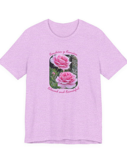 "Blessed and Beautiful" Unisex Jersey Short Sleeve Tee