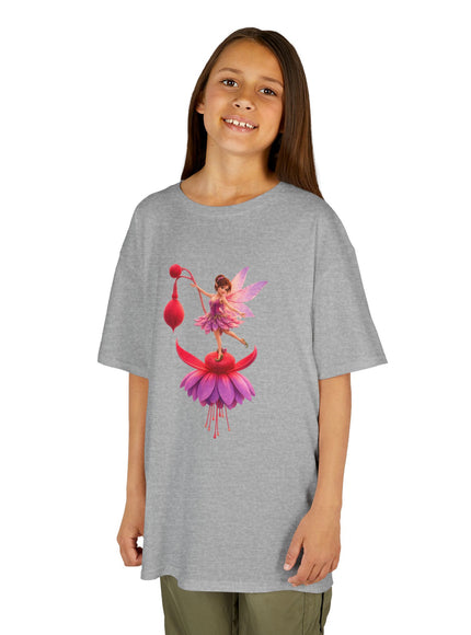 "Fuchsia Fairy" Kids Heavy Cotton Tee