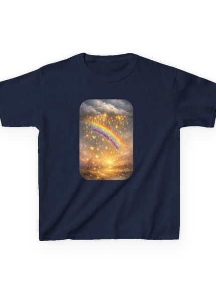 "When It Rains, It Shines" Kids Heavy Cotton Tee