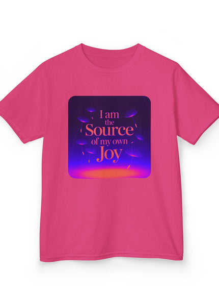 "I Am the Source of my Own Joy" Kids Heavy Cotton Tee