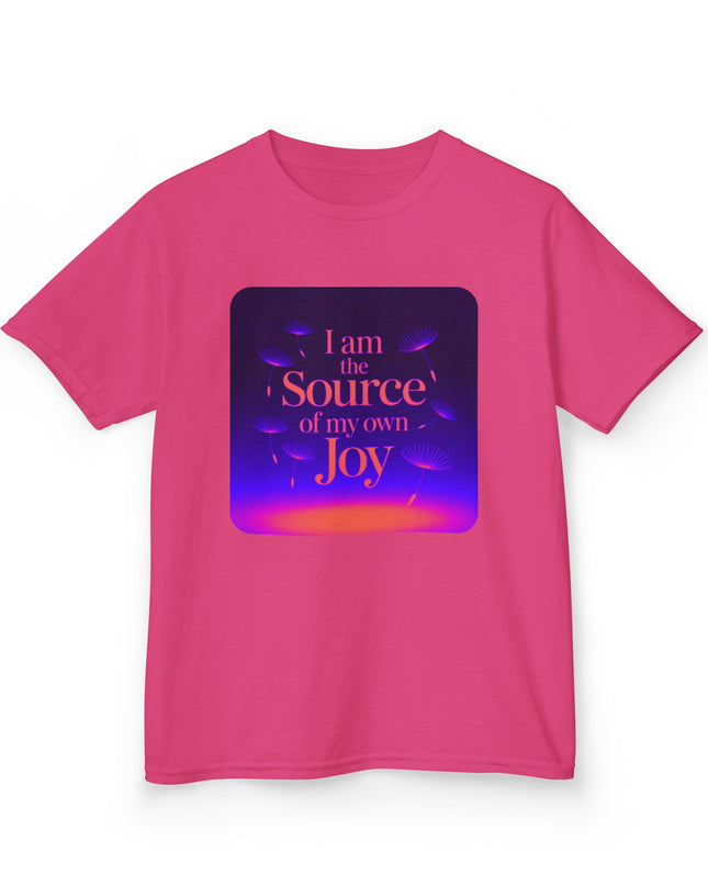"I Am the Source of my Own Joy" Kids Heavy Cotton Tee