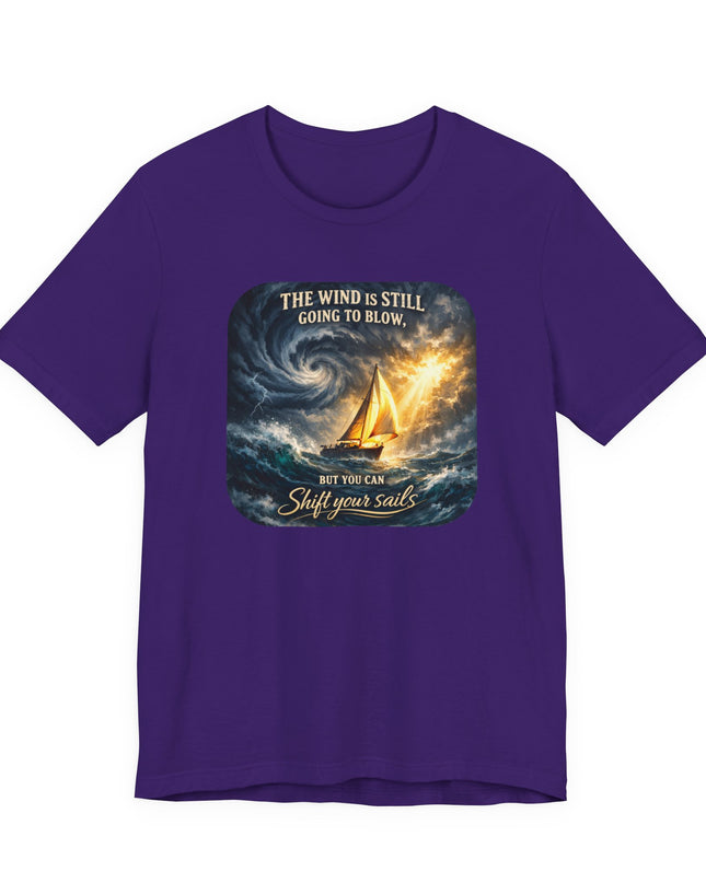 "Shift your Sails" Unisex Jersey Short Sleeve Tee