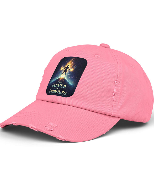 "The Power of Prowess" Unisex Distressed Cap