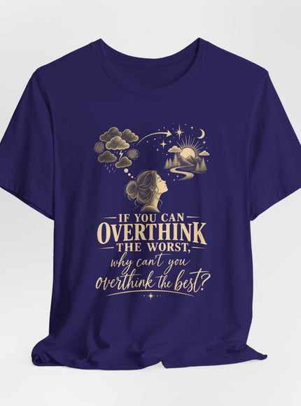 "Overthink" Unisex Jersey Short Sleeve Tee