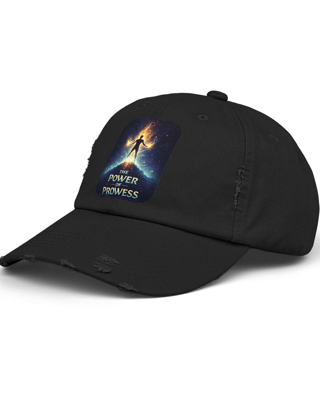 "The Power of Prowess" Unisex Distressed Cap