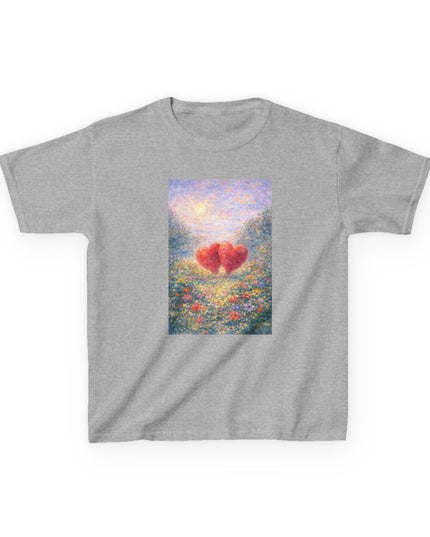 "Valentine's Day - Monet Style" Kids Heavy Cotton Tee