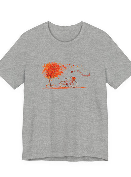 "I Love Autumn" Unisex Jersey Short Sleeve Tee