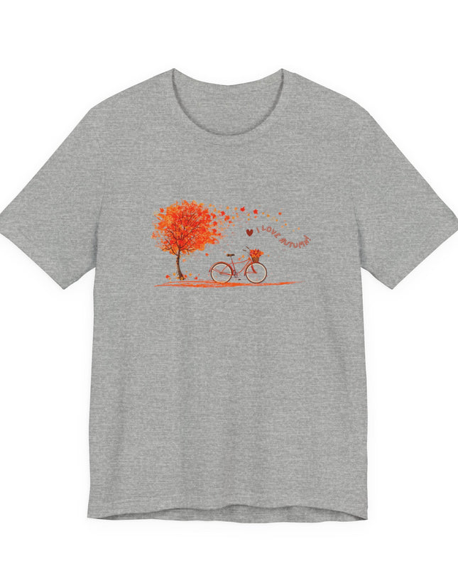 "I Love Autumn" Unisex Jersey Short Sleeve Tee