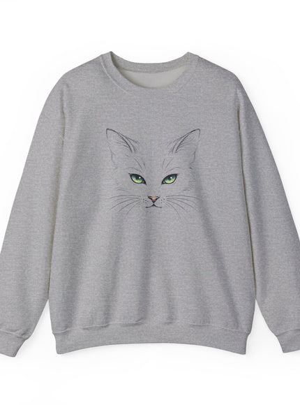 "Cat Face Sketch" Unisex Adult Sweatshirt