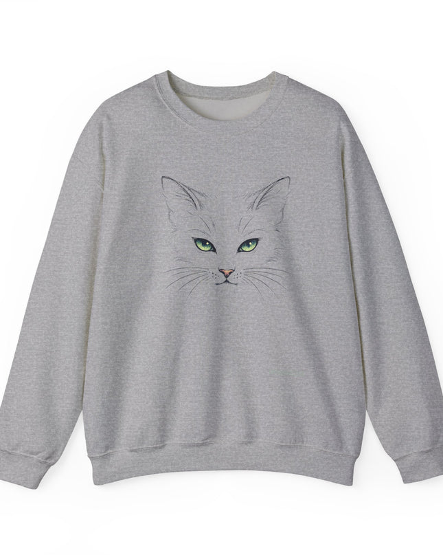 "Cat Face Sketch" Unisex Adult Sweatshirt