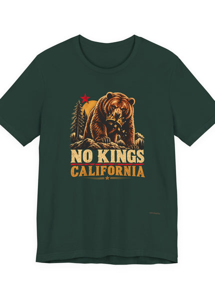 "No Kings California" Unisex Jersey Short Sleeve Tee