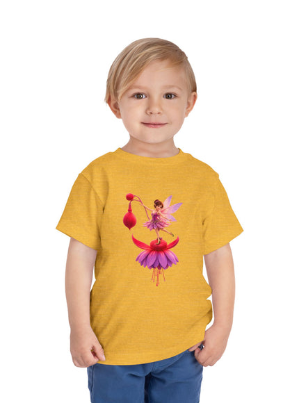 "Fuchsia Fairy" Toddler Short Sleeve Tee