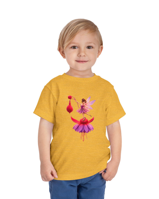 "Fuchsia Fairy" Toddler Short Sleeve Tee