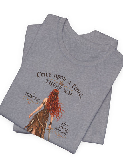 "She Saved Herself V5" Unisex Jersey Short Sleeve Tee