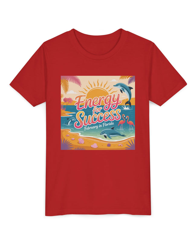 "February in Florida, Energy for Success" Youth Short Sleeve Tee