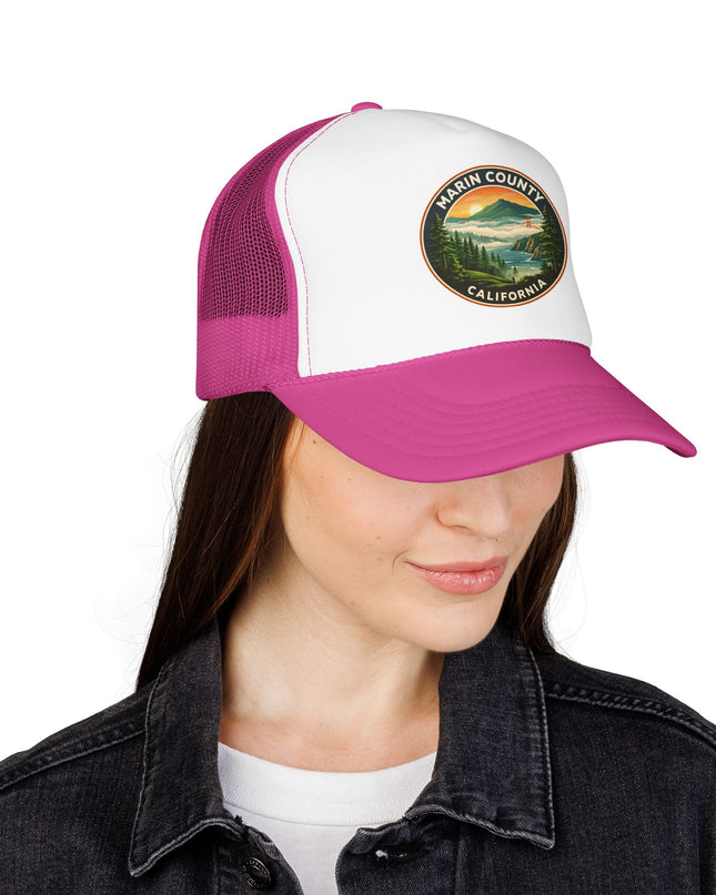 "Marin County, Above the Fog" Foam Trucker Hat