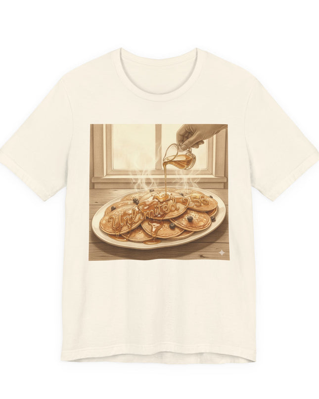 "Pancakes with Syrup" Unlimited 256 Unisex Jersey Short Sleeve Tee