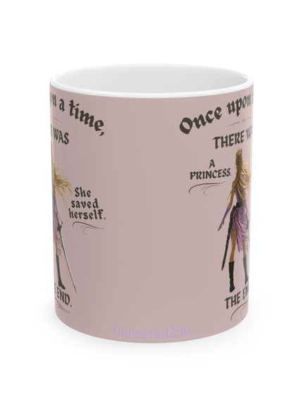 "She Saved Herself" Ceramic Mug, (11oz, 15oz)