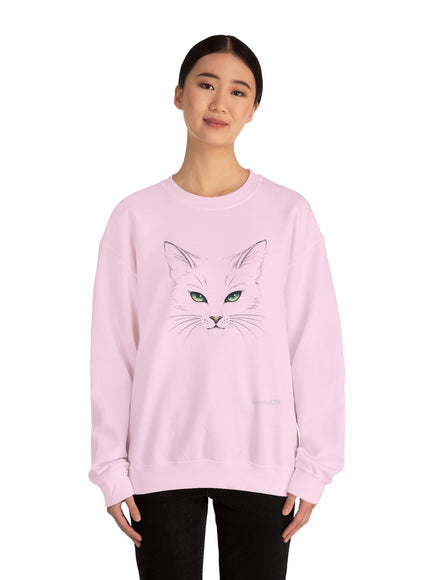 "Cat Face Sketch" Unisex Adult Sweatshirt