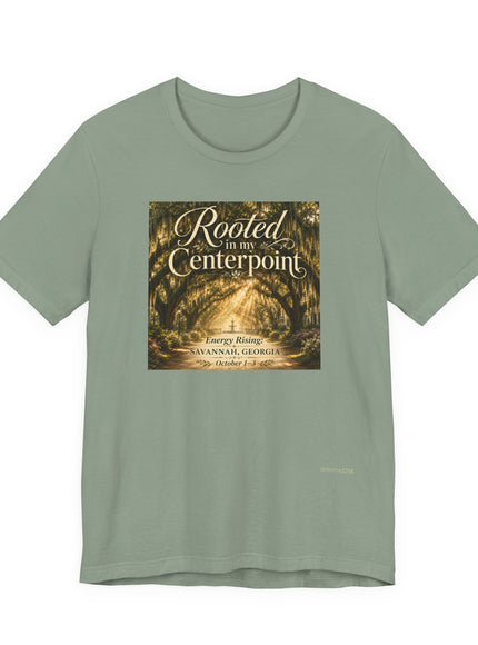 "Rooted in my Centerpoint" Unisex Jersey Short Sleeve Tee