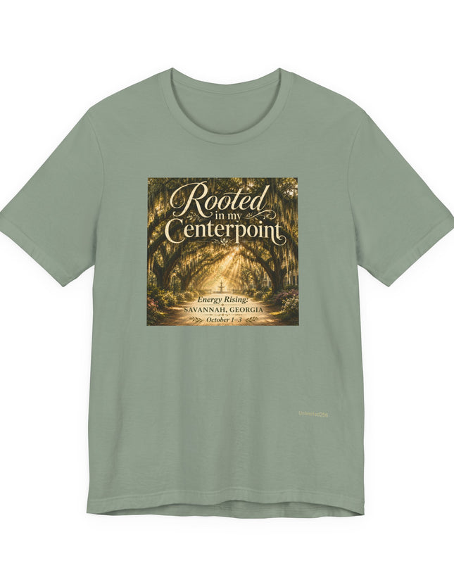 "Rooted in my Centerpoint" Unisex Jersey Short Sleeve Tee